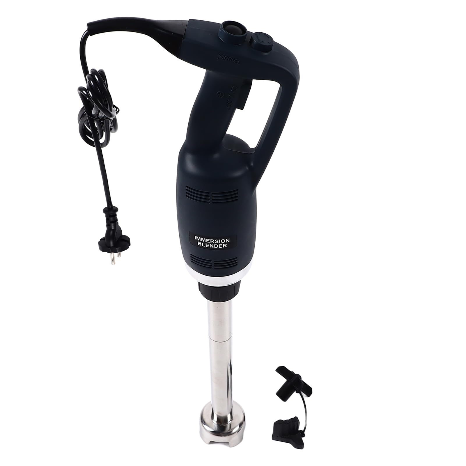 Fdit Komercyjny Blender Ręczny 350W 4000-16000 Obr./min 30L 304 Stal Nierdzewna z blokadą Bezpieczeństwa i Zabezpieczeniem Przed Zachlapaniem, do Mieszania Koktajli Mlecznych i Zup
