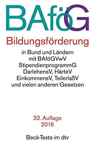 BAföG Bildungsförderung (Beck-Texte im dtv) BAföG Bildungsförderung (Beck-Texte im dtv)