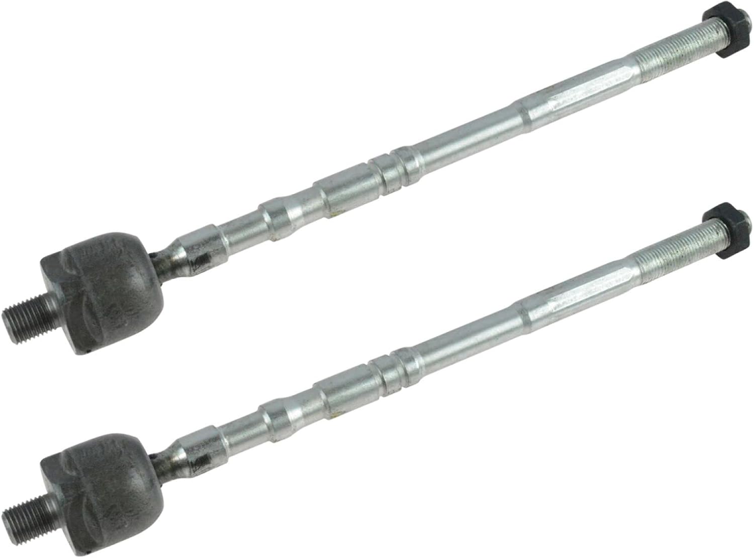 TRQ Front Inner Tie Rod Set 2 Piece Compatible with 2002-2004 Subaru Impreza