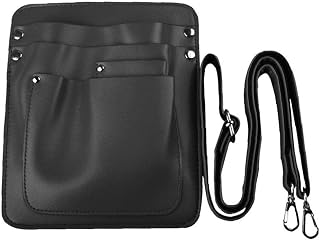 Yard Tools Storage Bag Florist Tool Belt Pouch Multi-Pockets Carrier with Adjustable Strap Black Home Supplies