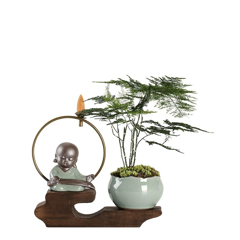 Porte-encens décoration de bureau zen chinoise en céramique pour salon