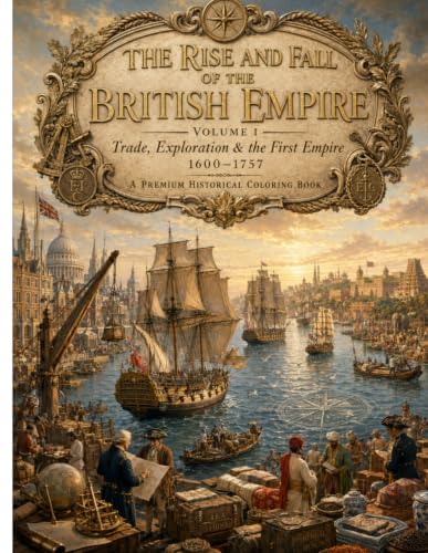 The Rise and Fall of the British Empire: Volume I Trade, Exploration & the First Empire (1600–1757): A Premium Historical Coloring Book with 64 ... - A Premium Historical Coloring Book Series) image 2