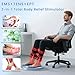 EMS Foot Massager for Neuropathy,NMES Foot Circulation Stimulator for Pain Relief, Plantar Fasciitis & Muscle Recovery,TENS Unit Muscle Stimulator with 4 Electrode Pads,10 Modes 20 Intensities