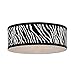 Zebra Print Drum Lamp Shade