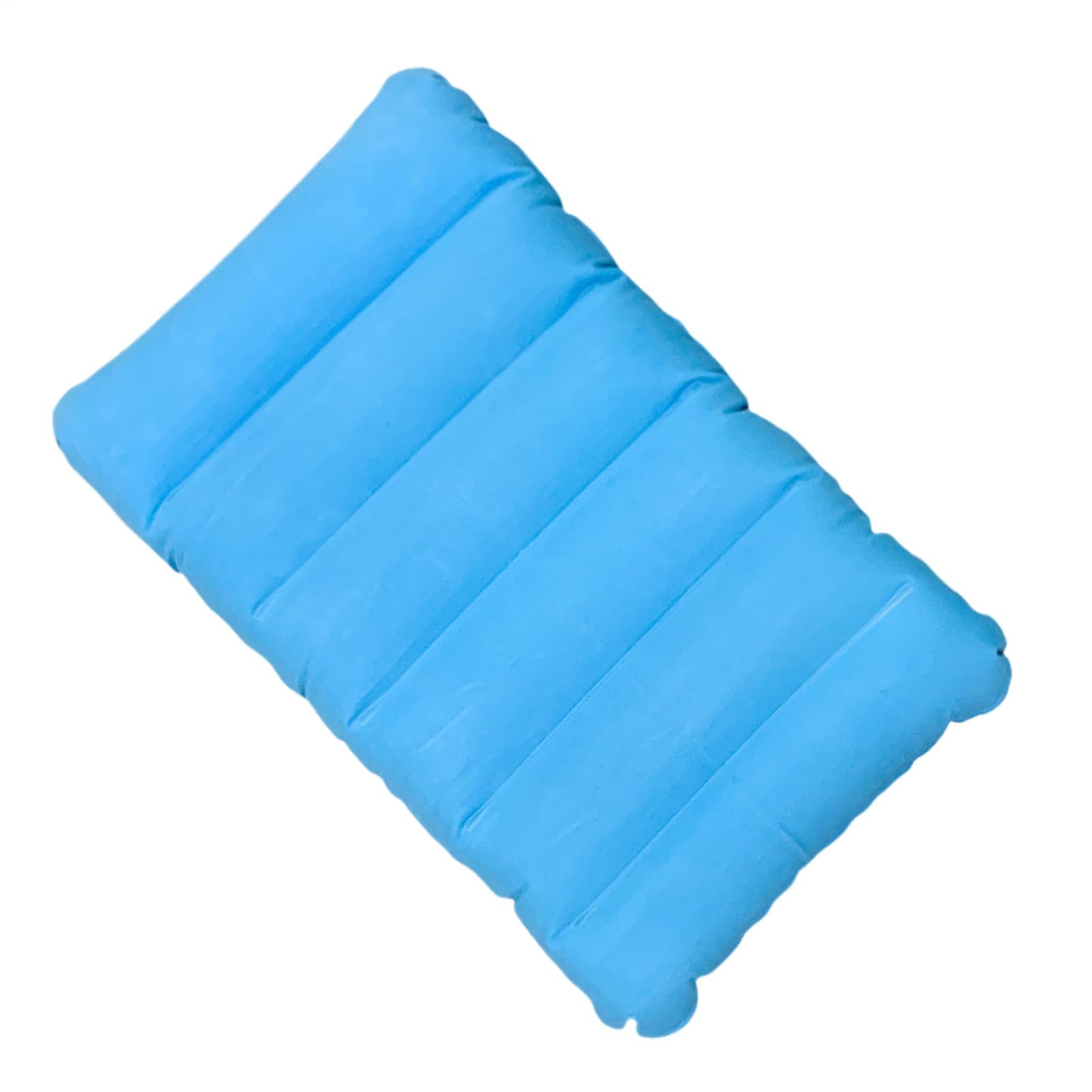 Muiltvoe Seat Cushion for Airplane, Inflatable Travel Pillow, Portable Comfort Lumbar Support Cushion for Sleeping, Fishing, Backpacking, Wheelchair, Office, Car, Stadium