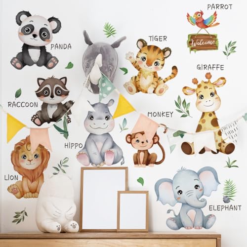 Vinilos Decorativos Animales Safari para Pared miniatura 2