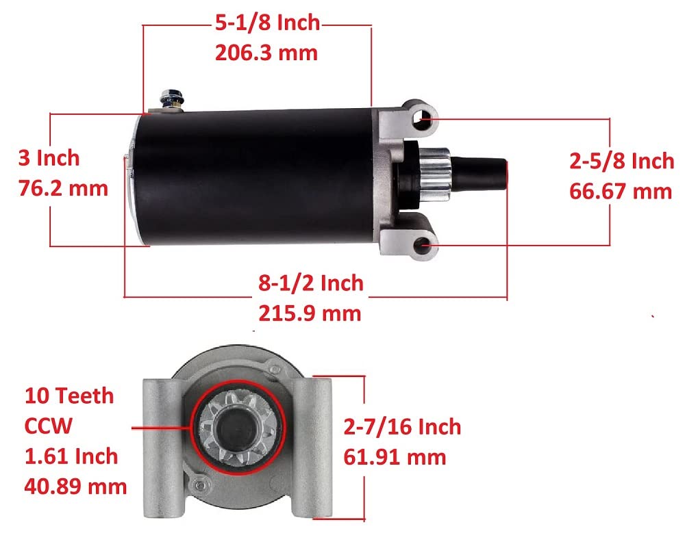 Amazon.com: HH BROS Starter Motor for Cub Cadet XT2-LX 42