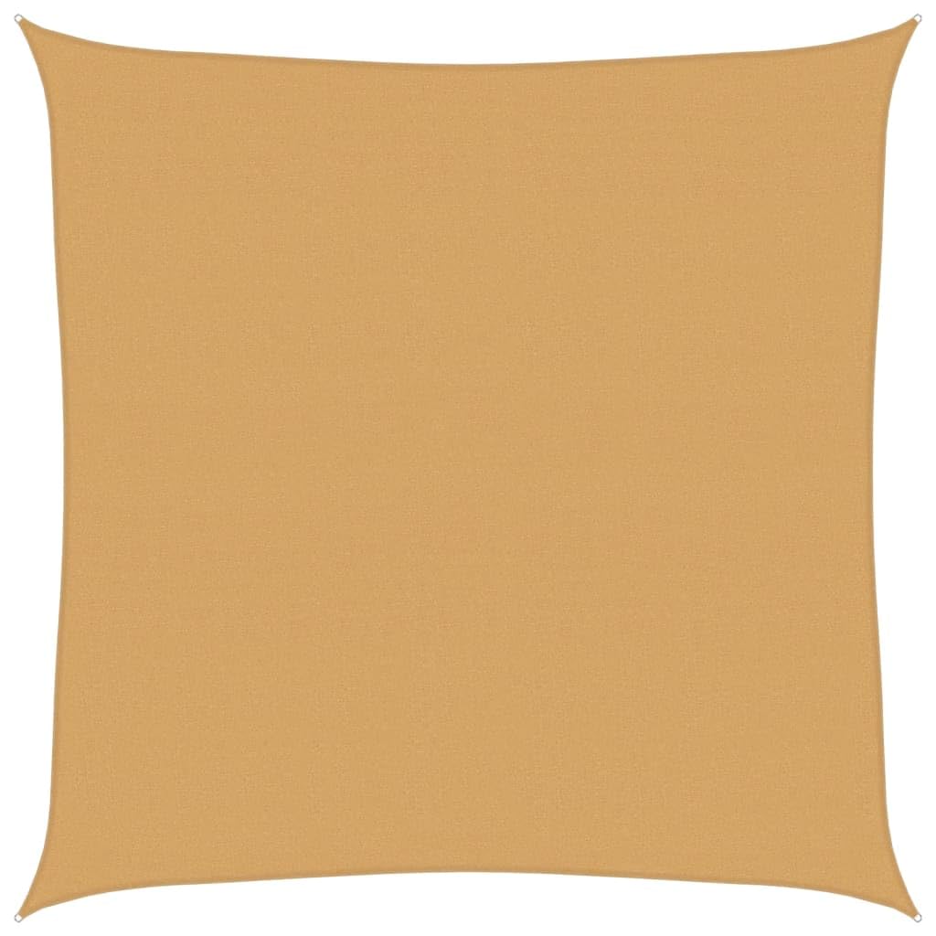 vidaXL Sunshade Sail 160 g/m² Square Sand 7x7 m HDPE — image 1