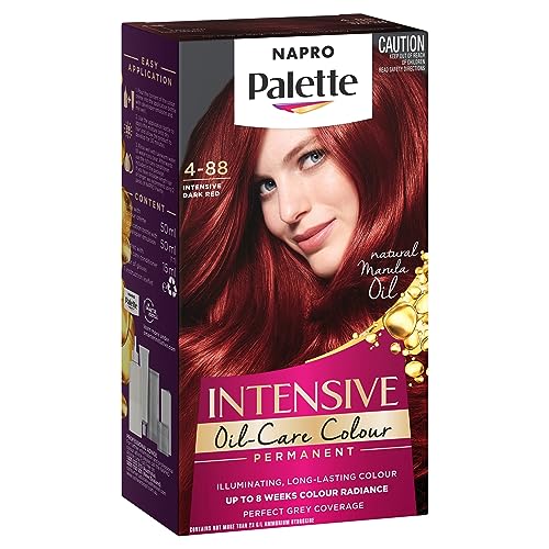 Napro Palette, Permanent Hair Colour, 4-88 Intensive Dark Red