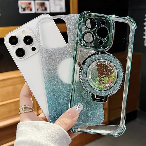 Coque iPhone 12 Pro Max rose dégradé avec support sables mouvants intégré - 4
