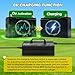 36V Lithium Battery Charger for 38.4V LiFePO4 Battery Charger,43.8V 18A Fully Automatic Smart Charging with 16FT Cable,50A Anderson Connector,8 Safety Protection for Golf carts, forklifts, RV etc.