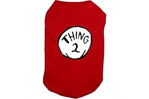 Cute Dog Costume Thing 1 Thing 2