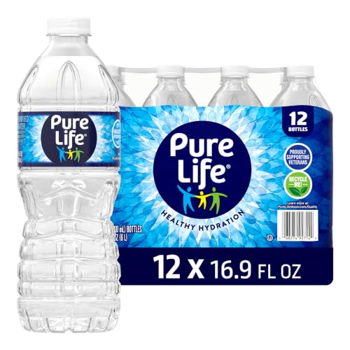 Pure Life Purified Bottled Water - 12 Pack...