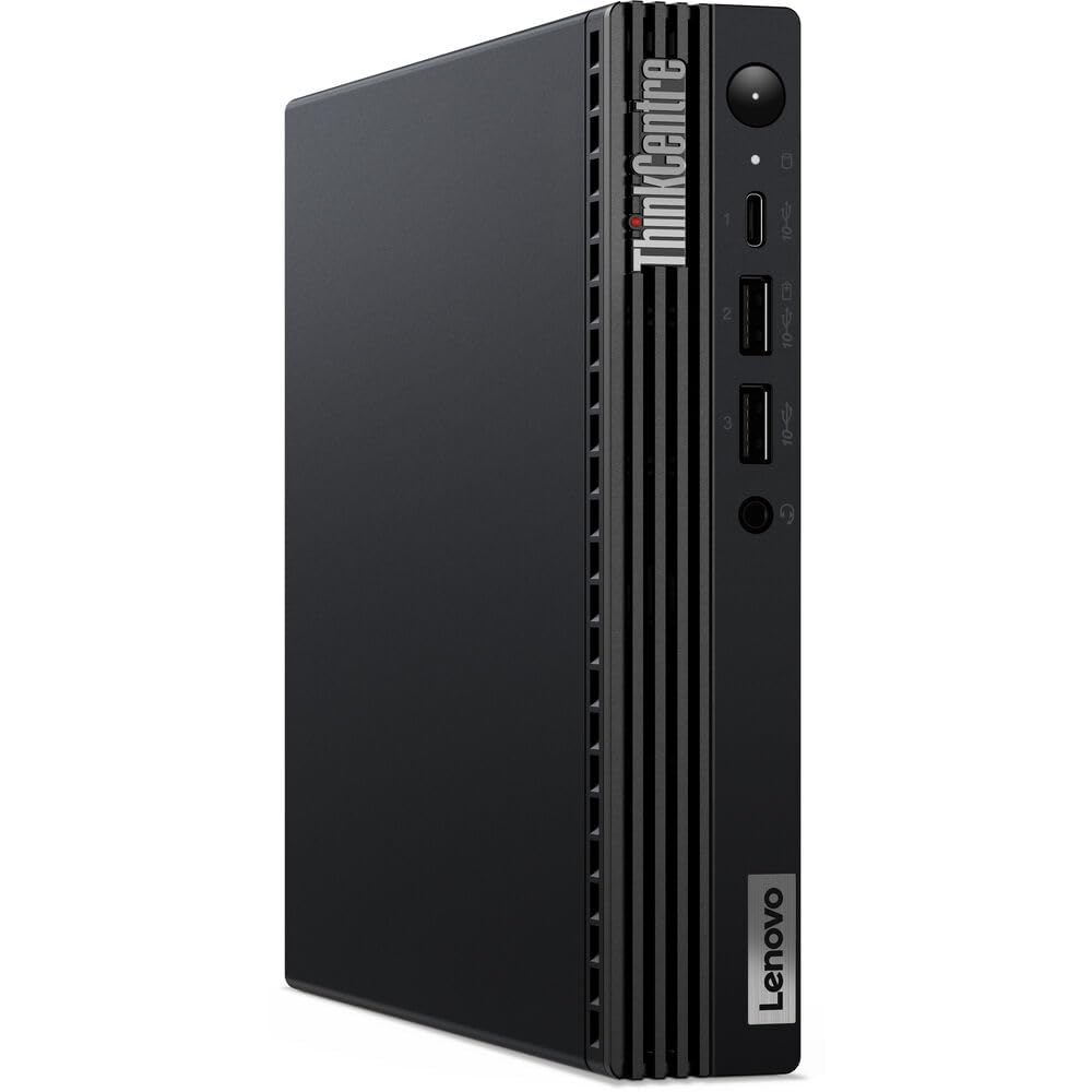 Lenovo ThinkCentre M80q Tiny Mini PC de bureau, Intel Core i5-10500T, 16 Go de RAM, SSD 512 Go, WiFi, Bluetooth, sans clavier et sans souris, Windows 11 Pro (reconditionné)