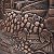 SINDA Handmade Copper Backsplash for Kitchen, Wine Fruit Bowl Copper Tile Mural Kitchen Backsplash, Copper Wall Art for Fireplace, Indoor Wall Deco, 30"x30", SK0013030S (Standard Shipping)
