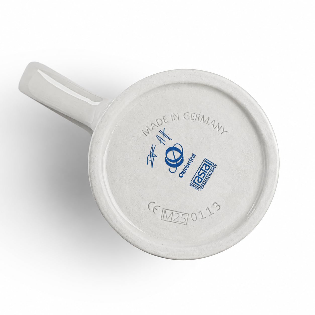 TROIKA OKTOBERFEST - Chope à bière Wiesn 2026 - Officielle de collection - Pour fête de la bière 2026 - Capacité : 1 l - En grès - Motif original de la ville de Munich