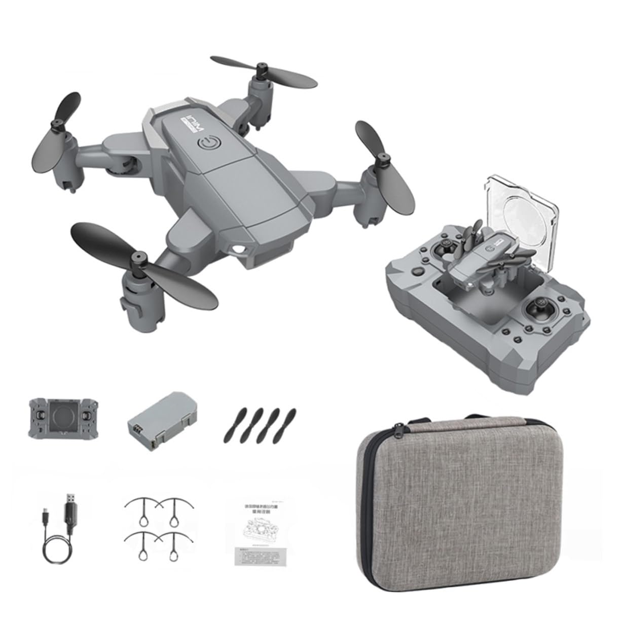 Mini Drone Pieghevole Rc Con Telecamera Hd 4K Uav Gps Modalità Mantenimento Altitudine Ritorno Automatico Quadricottero Compatto Per Fotografia Aerea E Video