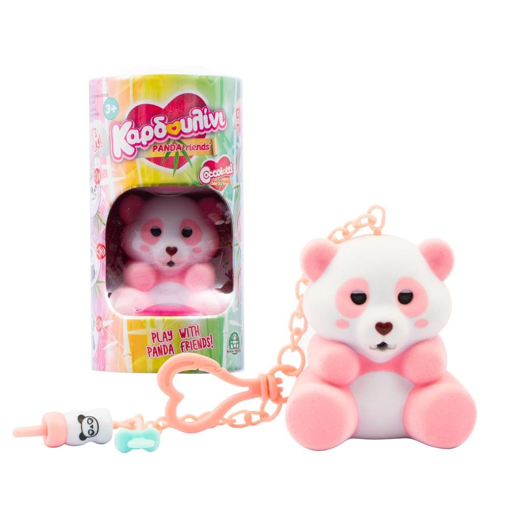 Amazon.co.jp: Famosa Coccolotti Figurine Bear Panda Friends 7.5 cm 