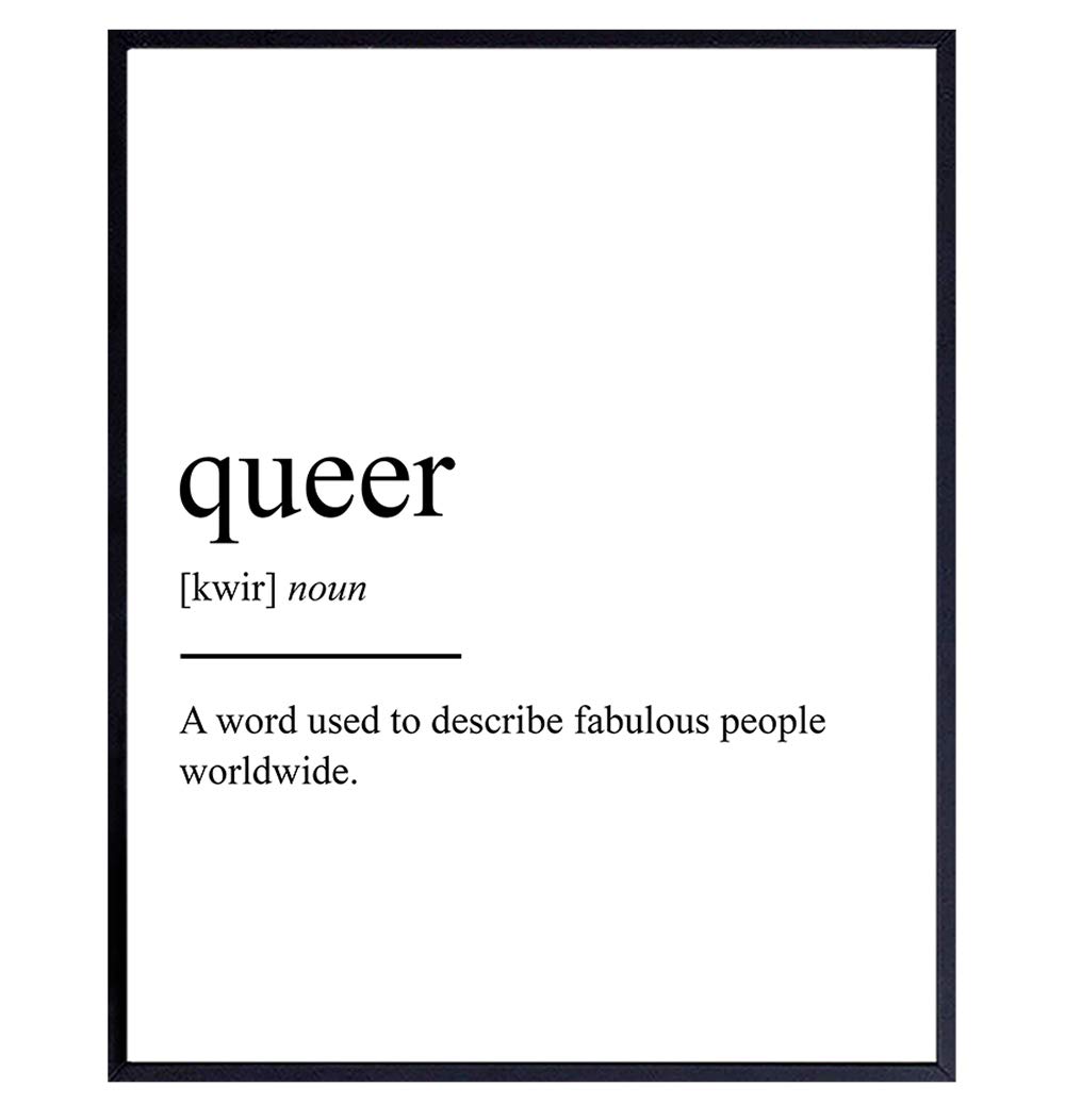 Queer Definition Wall Art: Modern LGBTQ Home Decor Review