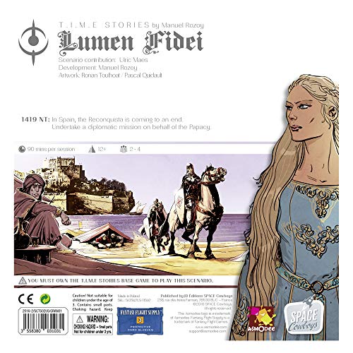 Time Stories Lumen Fidei Expansion | Adventure Game | Strategy Game | Cooperative Game For Adults And Teens | Ages 12+ | 2-4 Players | Average Playtime 60 Minutes | Made By Space Cowboys #TOP2