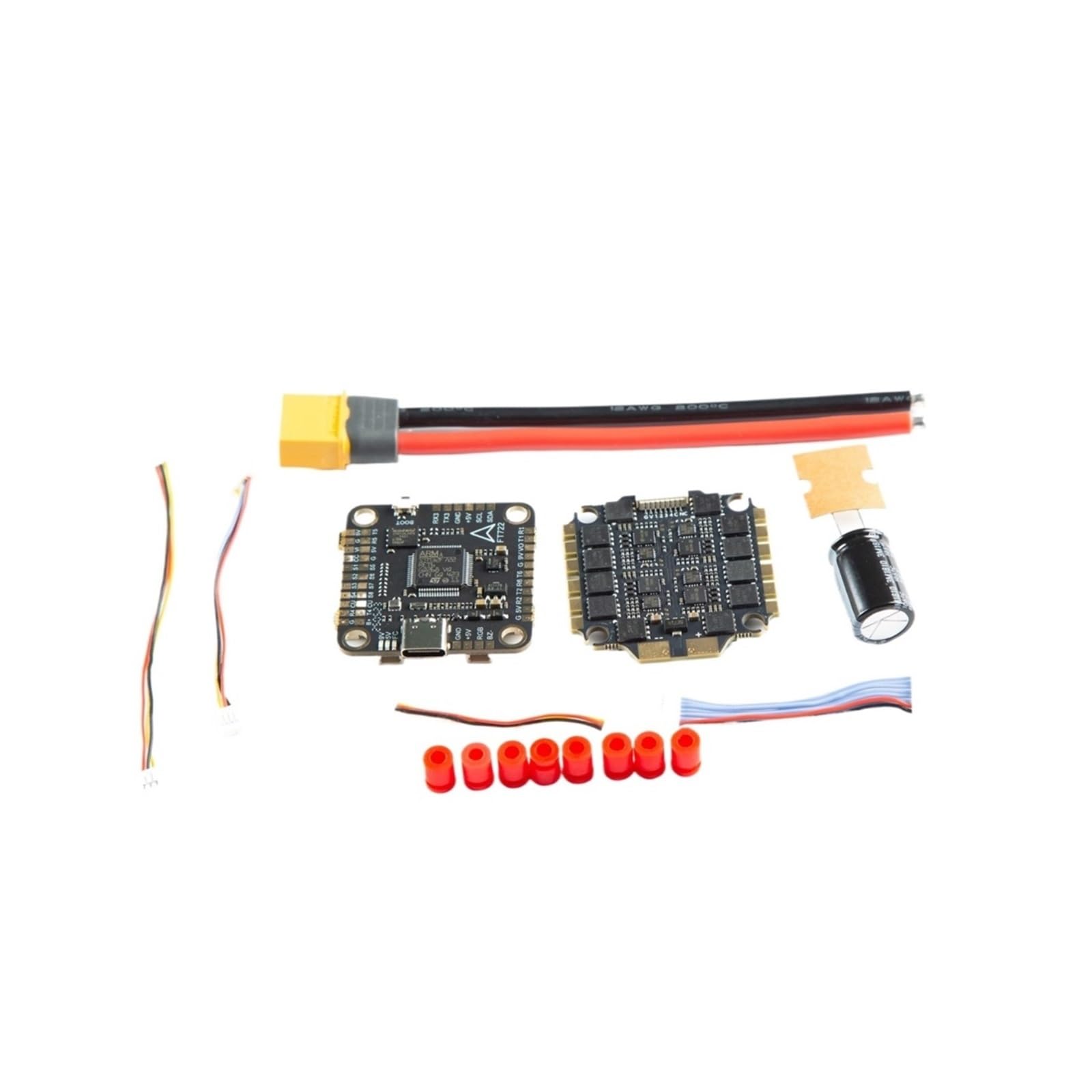 1 pz F722 V2 Stack F7 Flight Controller adatto for fai da te RC FPV Freestyle Racing Drone Quadcopter 3 6S Lipo 50A 60A 65A 4 in 1 BLheli S ESC(F722 50A Stack)