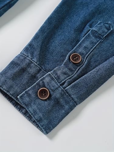 Image of Lymio Shirt for Men | Denim Shirt for Men | Regular Fit Stylish Long Sleeve Shirts (LMS-44-45)
