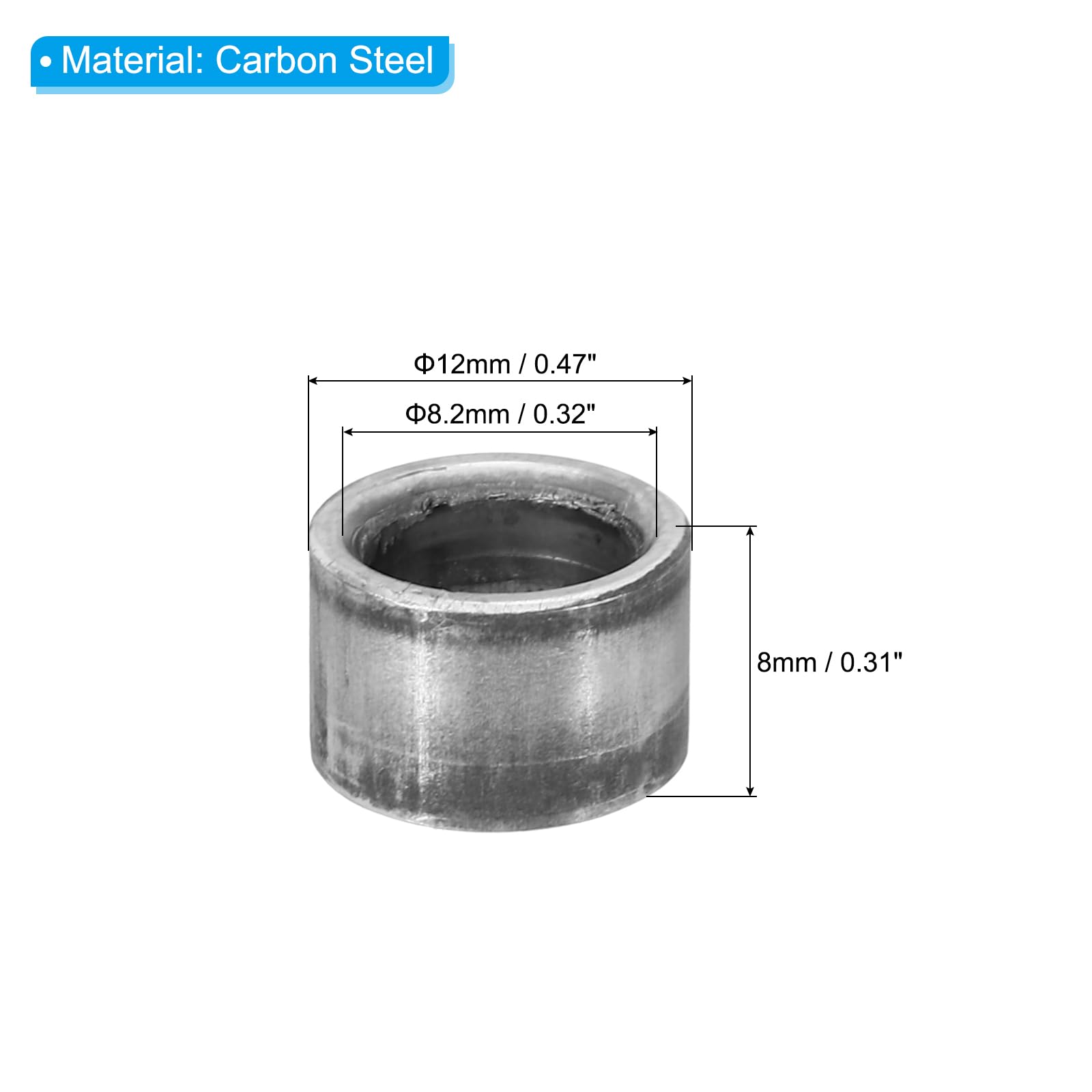 PATIKIL M8 Steel Spacers - Image 2