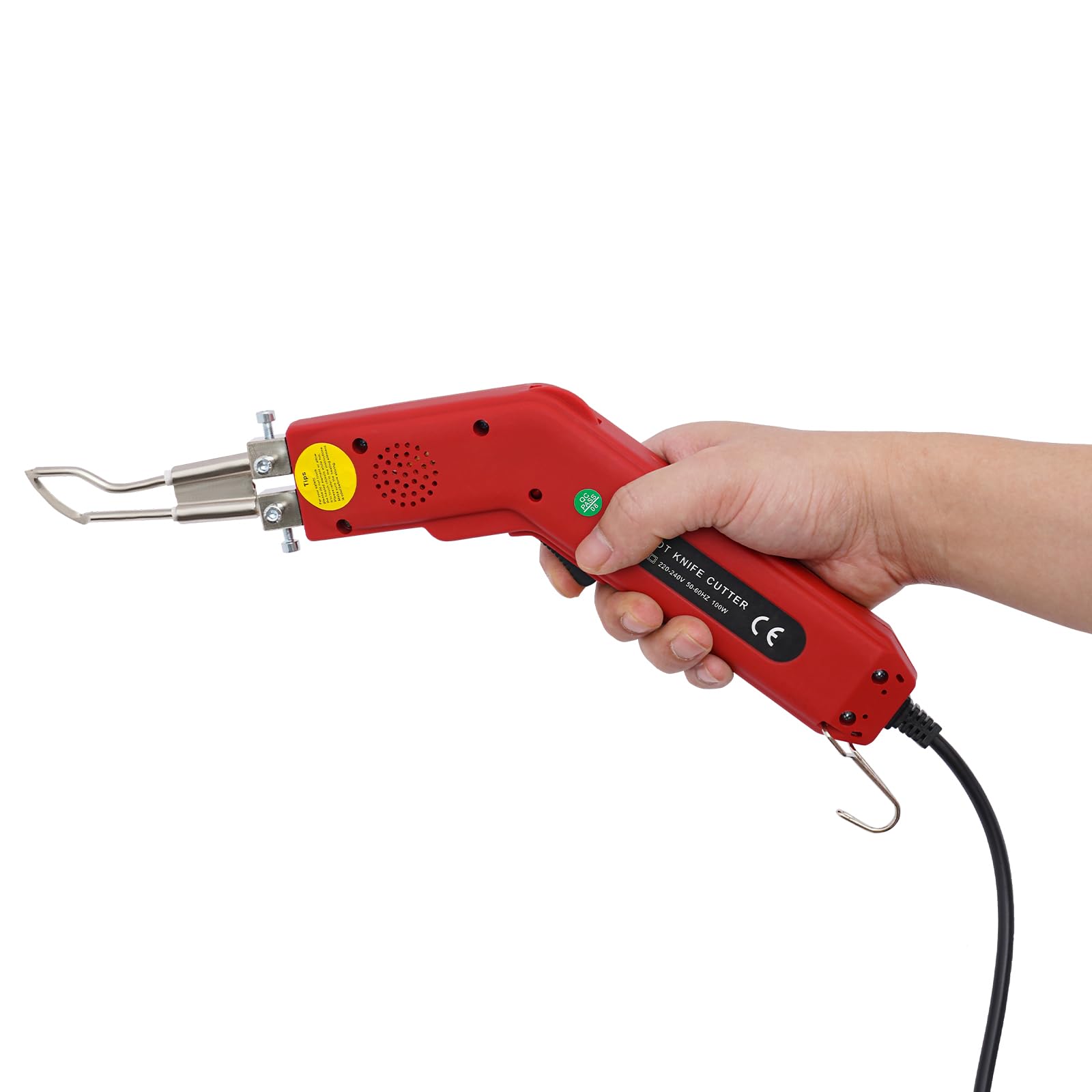 100W Styroporschneider, 220V Elektrische Heißmesser Schaumschneider Tragbar Hand Heißschneider, Heißmesser-Seilschneider für Indoor und Industrielle Arbeiten Verwendet Werden