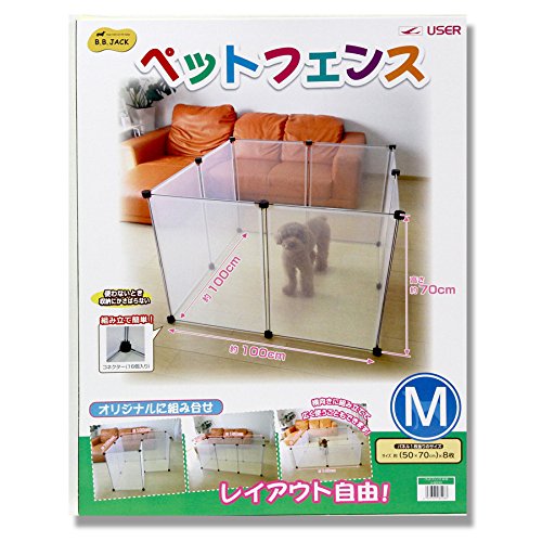 Amazon.co.jp: ユーザー (USER) ペットフェンス 50×70cm(8枚組