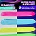 neon nights 2-IN-1 Glow In The Dark Acrylic Paint Set Glows in the Dark & under UV Blacklight - Set of 8 Self-Luminous Neon Paints for Halloween - German Premium Quality - 8 x 20 ml /