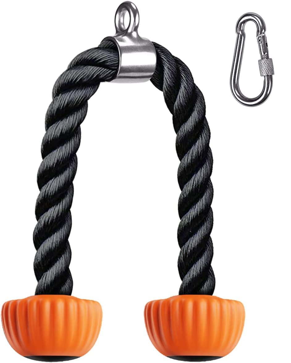 SELEWARE Gym Cable Attachments Set - LAT Pulldown Accessories Weight Training Pulley System for Home Gym, Arm, Biceps Curl, Tricep Workouts Muscle Building