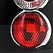 SPEC-D TUNING Tail Lights Black Compatible with 2004-2009 Hyundai Tucson, Left + Right Pair Assembly