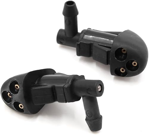 uxcell Boquilla de pulverización de agua para limpiaparabrisas de coche, 2 uds
