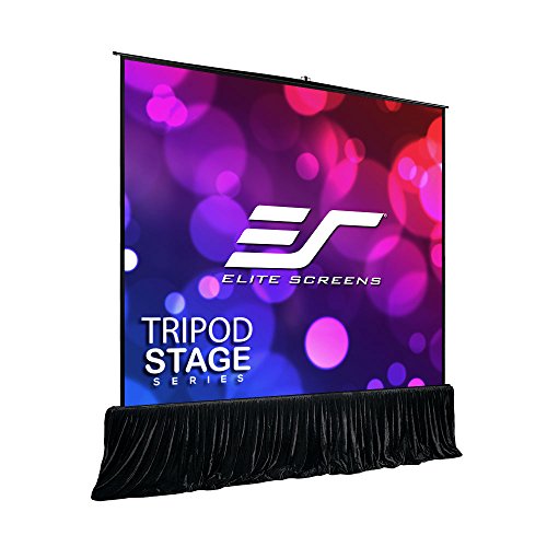 Elite Screens Tripod Stage Series, 170-inch 1:1, Adjustable Multi Aspect Ratio Portable Indoor