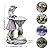 Voveexy Fairy Garden Statue, Solar Garden Angel Figurine Outdoor Decoration Waterproof Resin Garden Sculpture for Patio Yard Lawn Porch Art Decoration Ornament Housewarming Christmas Birthday Gift