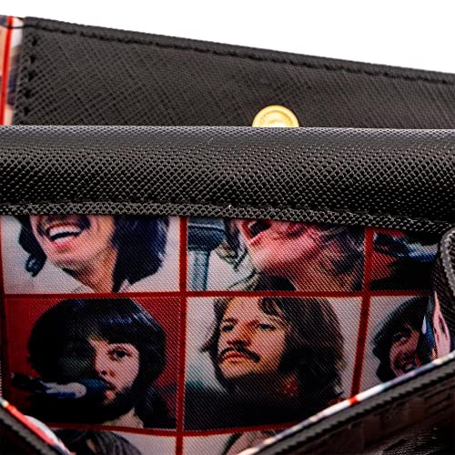 Loungefly The Beatles Let It Be Vinyl Record Faux Leather Wallet4