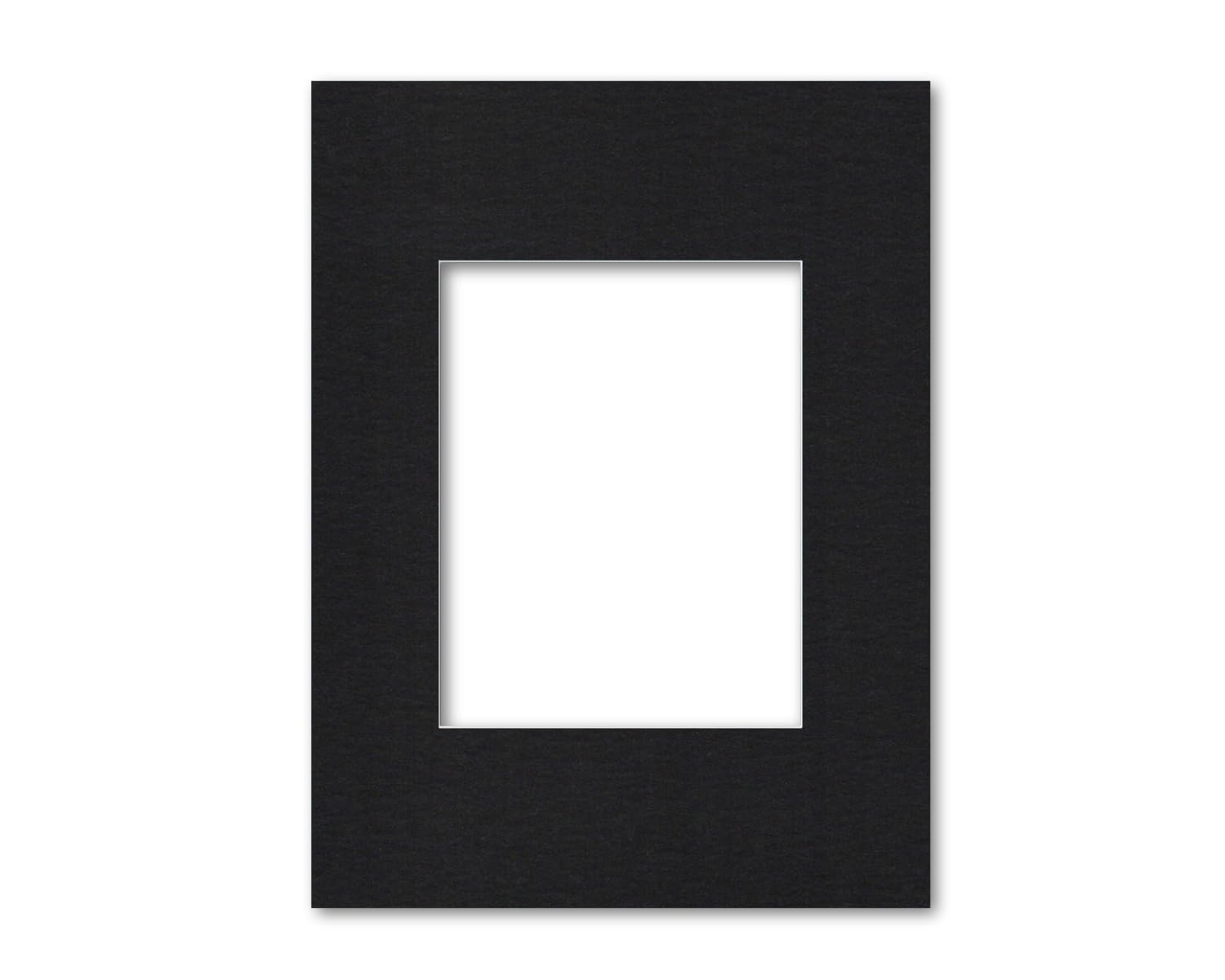 18x24 Matting for 11x14 Photograph or Artwork 4-Ply Bevel Cut Acid Free Matboard for Picture framing (Black)