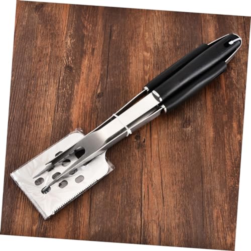 Set de 3 herramientas para parrilla de acero inoxidable miniatura 6