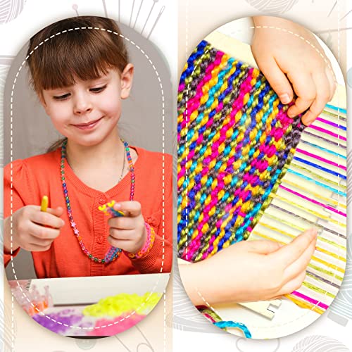 image for Minatee Beginners Wooden Loom Notched Weaving Loom Basket Weaving Loom