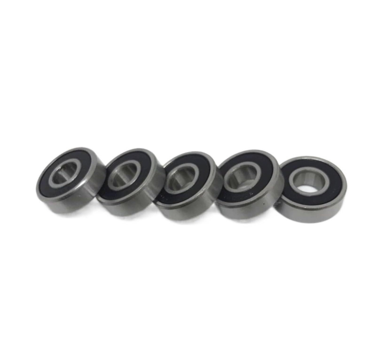 Gqnblvhzupdm 6003Rs Industrial Shaft Bearings, Bimetal Seal Shield Micro Deep Groove Bearing 10Pcs 6003-2Rs 17X35x10mm Ball