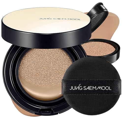 Image of JUNG SAEM MOOL Essential Skin Nuder Cushion | Natural Finish, Buildable Coverage Cushion Foundation by Korean Makeup Artist (Refill Included, 0.98 Fl Oz, SPF 50), 25 Bronze