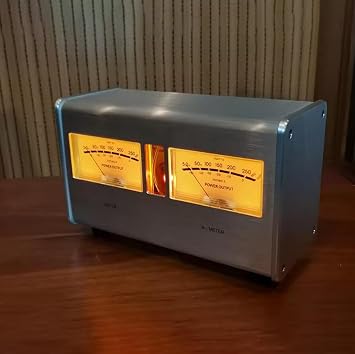 Voice Control High-Precision Audio Level DB Meter Finished VU Meter DB Panel Display 2-way Amplifier Speaker Audio MusicSilver