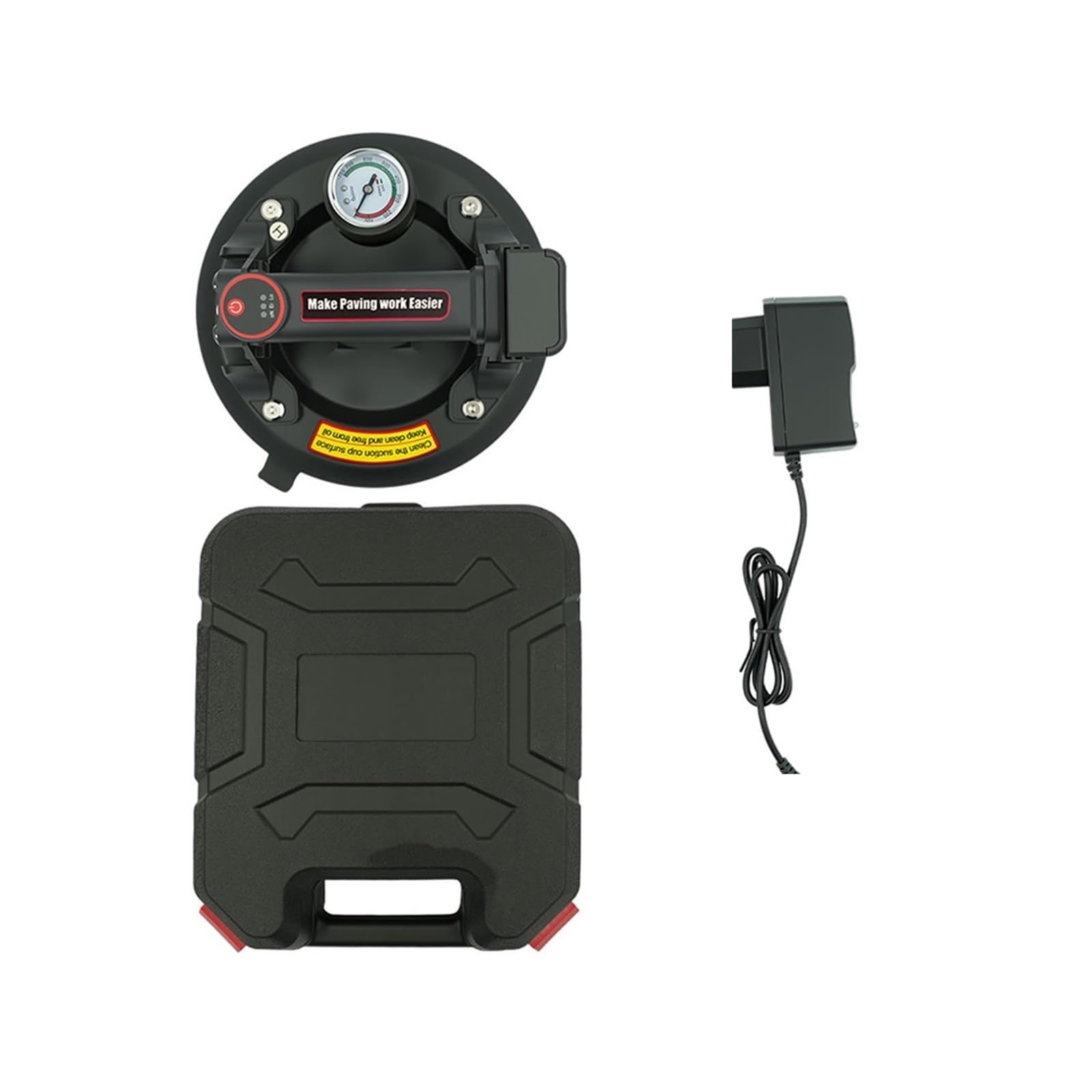Ventosas, Ventosa Eléctrica De 250KG. Base 8 Pulgadas, Pantalla LED. Se Utiliza For Levantar Grandes Baldosas Granito Vidrio Con Metal