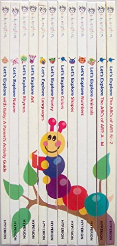 Baby Einstein Learning Library; 12 books, including: Lets Explore; With baby, Nature, Rhymes, Art, Languages, Poetry, Colors, Shapes, Numbers,...