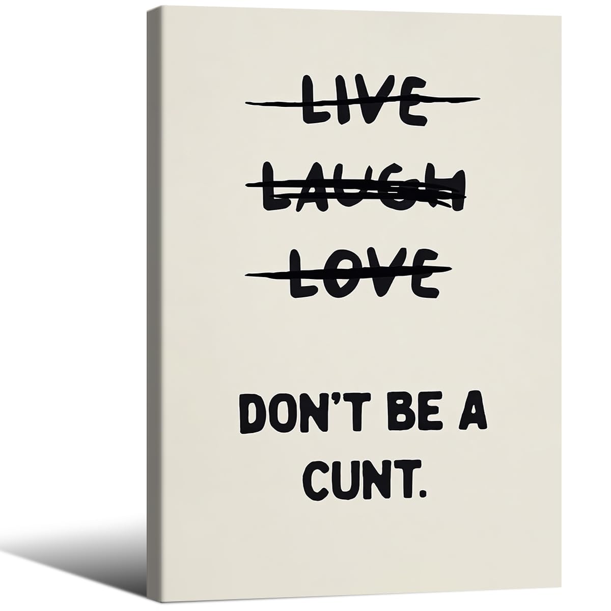 Amazon.com: Funny Quotes Wall Decor Live Love Laugh Wall Art Retro