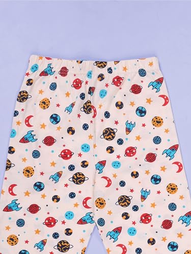 Image of KiddoPanti Boys Printed Pyjama | 100% Cotton Single Jersey Fabric | All Over Printed Design | Relax Fit & Ankle Length | Pyjama Pant