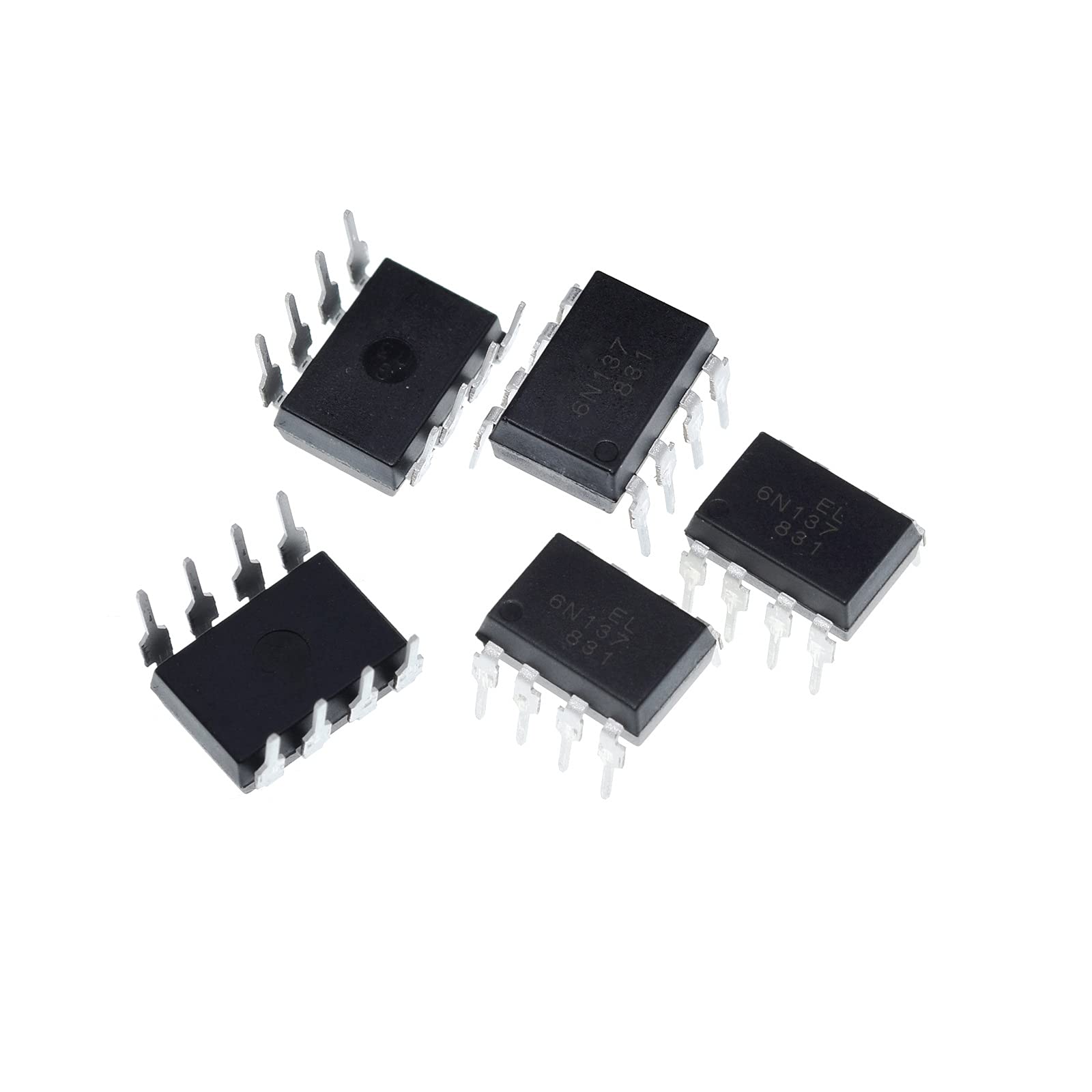 6N137 DIP8 optocoupleur logique 5pcs circuit intégré isolation pour arduino