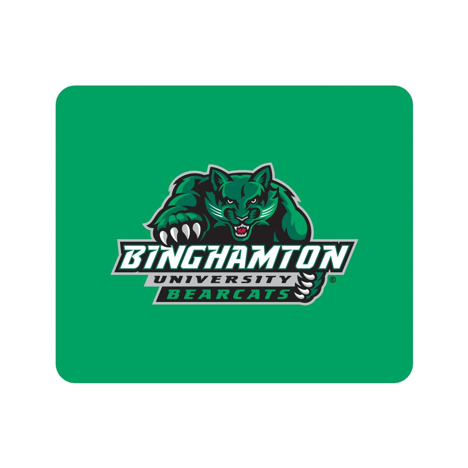 Mouse Pad, Fabric, Binghamton University Standard/Classic Green