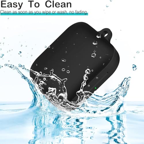 Image of Soft Silicone Case Cover Compatible for OnePlus Buds 3 -Black