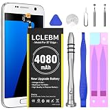 Galaxy S7 Edge Akku, LCLEBM Neue Aufrüstung4080mAh Akku für Samsung Galaxy S7 Edge SM-G935A,SM-G935T,SM-G935P,SM-G935V,SM-G935F Galaxy S7 Edge Akku Ersatz-Kit mit Reparaturwerkzeug